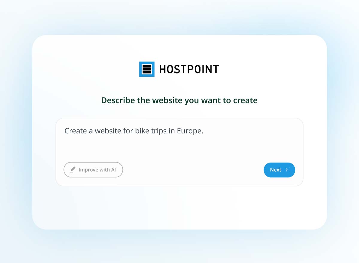 Person describing the desired WordPress website to the AI assistant