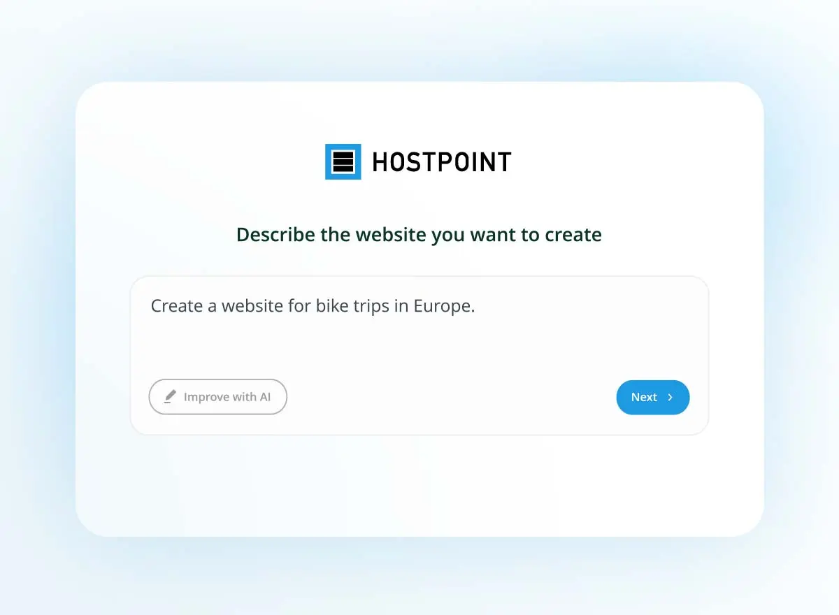 Person describing the desired WordPress website to the AI assistant